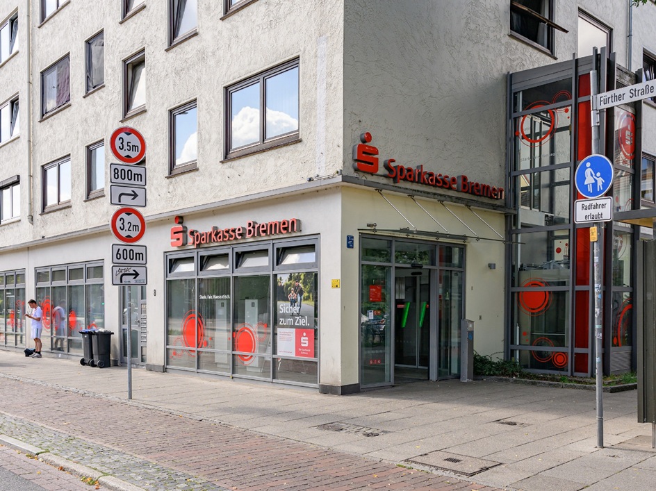 Außenaussicht Filiale Fürther Straße