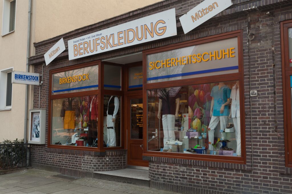 Außenansicht des Geschäfts