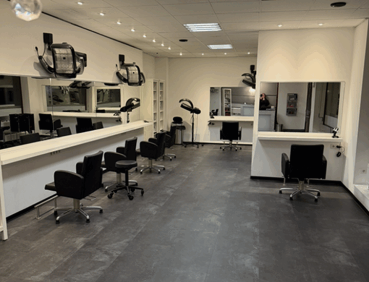 Innenraum des Friseursalons
