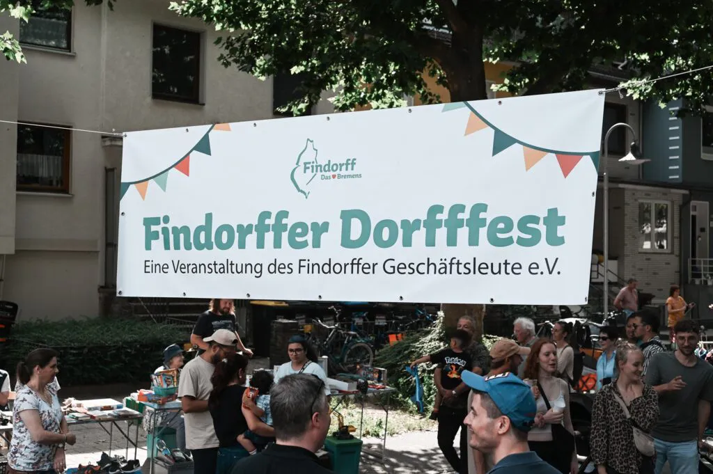 Banner des Straßenfests